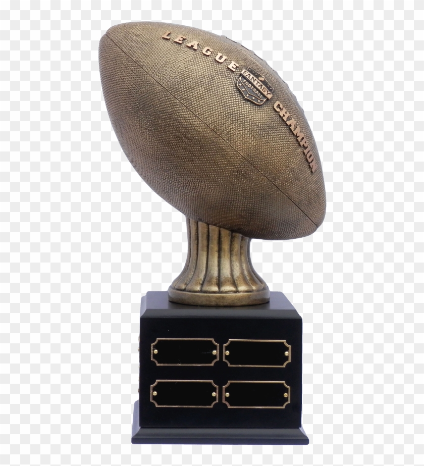 League Champion Fantasy Football Perpetual Trophy -side - Trophy Clipart #3937473