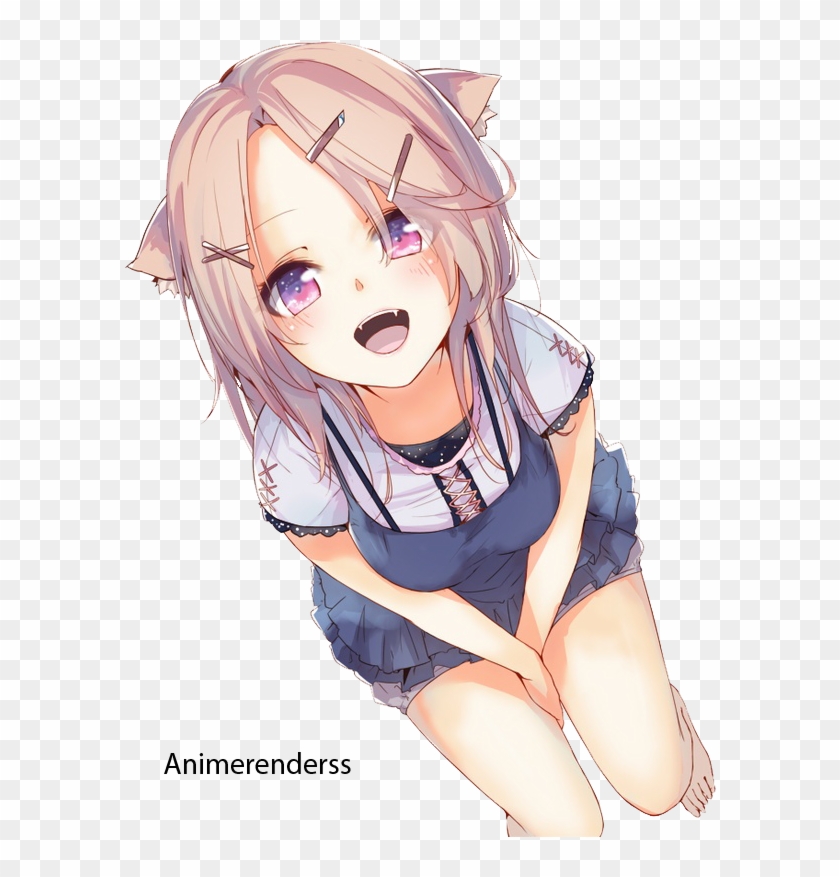 7u7 - Anime Cat Girl Mouth Clipart