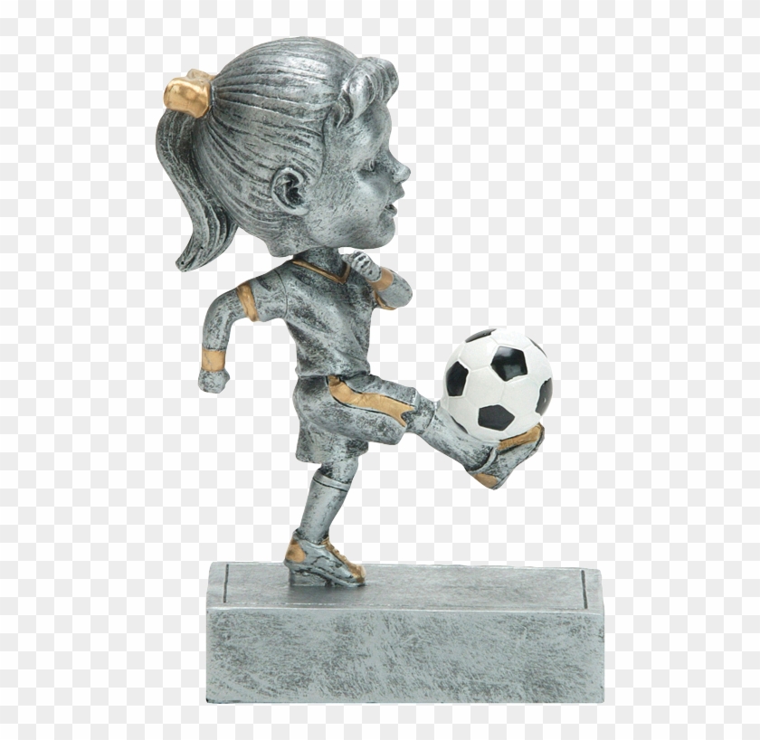 Soccer, Female Bobblehead - Figurine Clipart #3937892