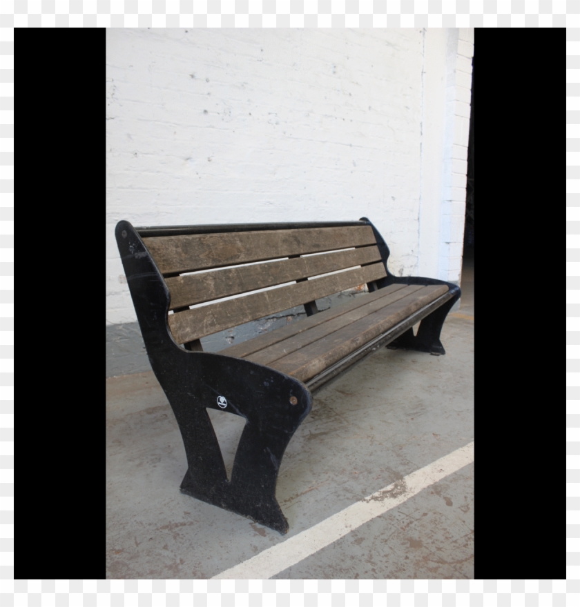 0012001 Wooden Park Bench X1 - Bench Clipart #3938025