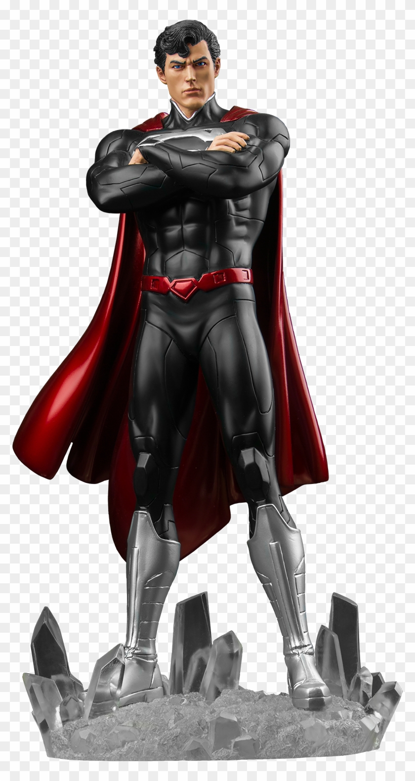 The New - New 52 Superman Black Suit Clipart #3938137