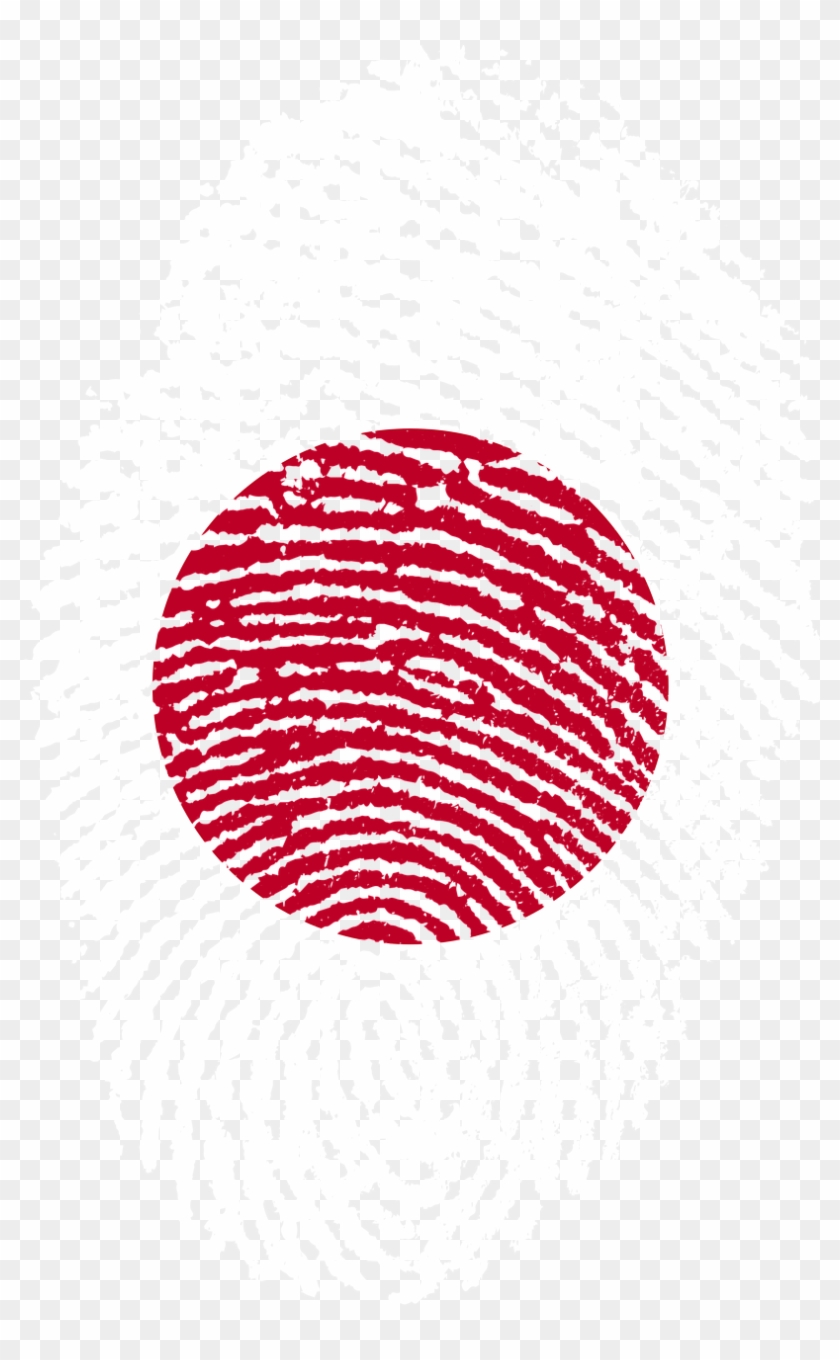 Japan Flag Fingerprint Country Png Image - Thailand Flag Fingerprint Transparent Clipart #3938146