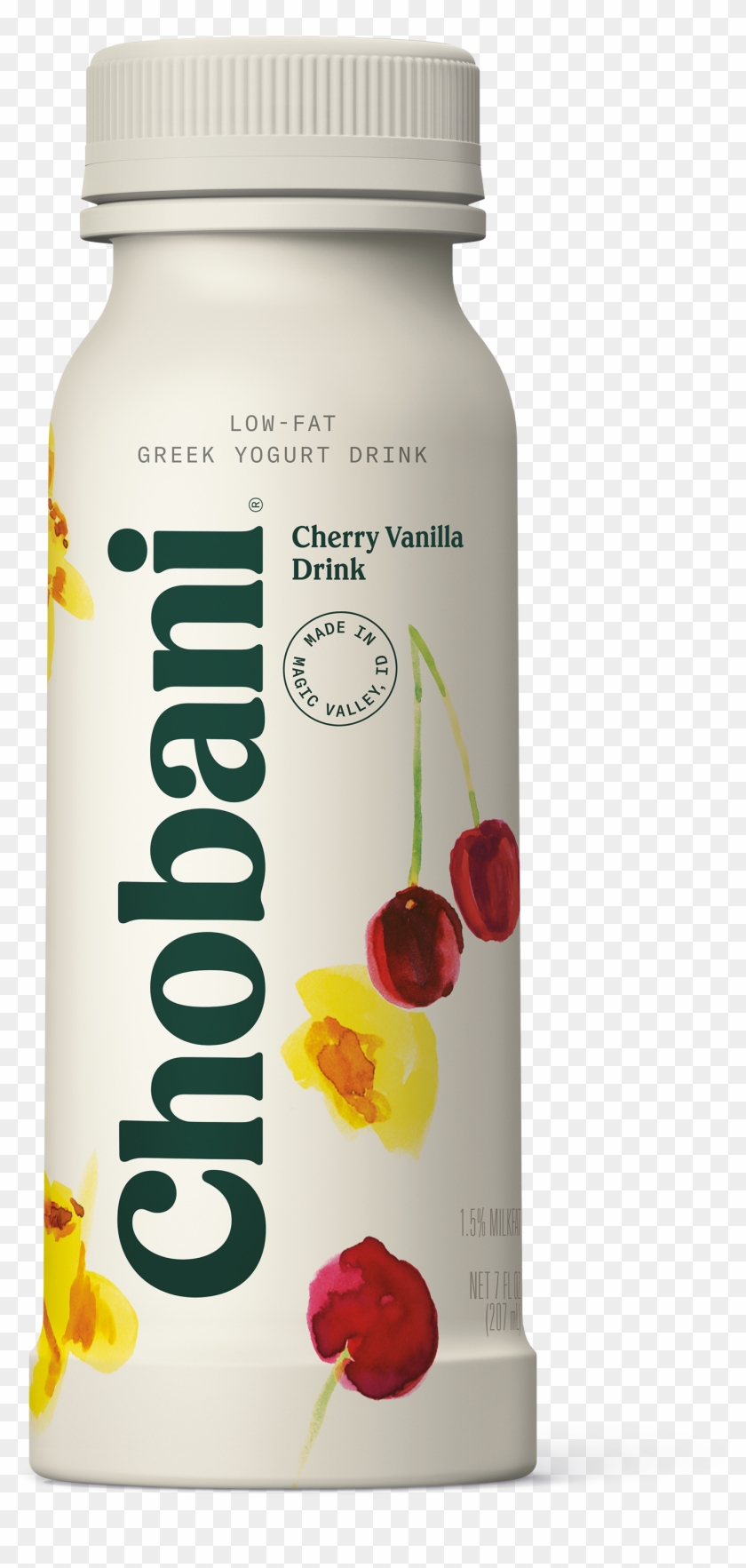 Chobani, Cherry Vanilla Low Fat Greek Yogurt Drink, - Apple Juice Clipart #3938491