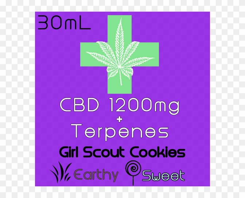 1200mg Girl Scout Cookies - Graphic Design Clipart #3938543