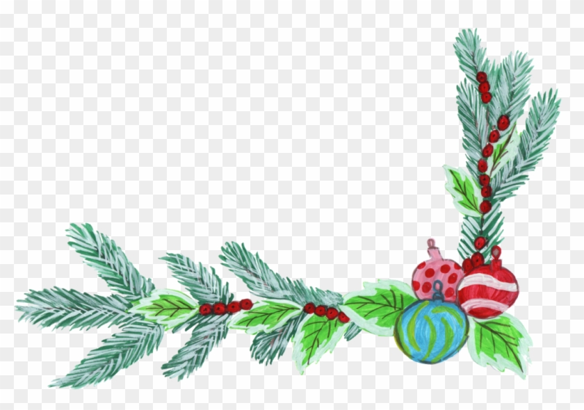 Christmas Corner Decorations Png Clipart #3938544