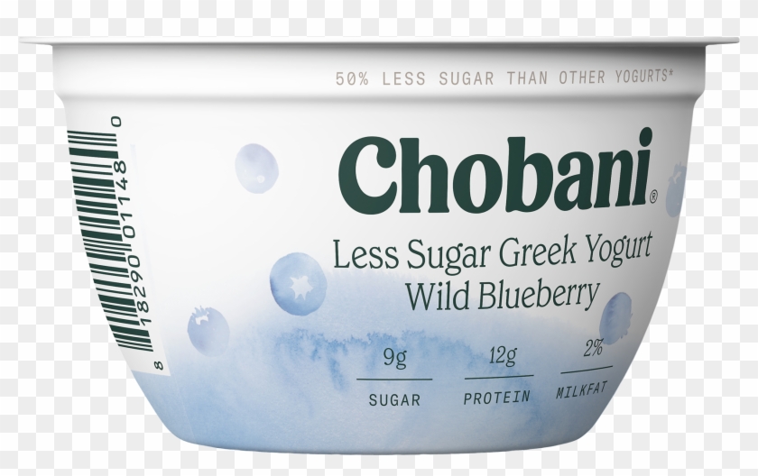 Chobani, Less Sugar Greek Wild Blueberry Low Fat Greek - Marine Architecture Clipart #3939426