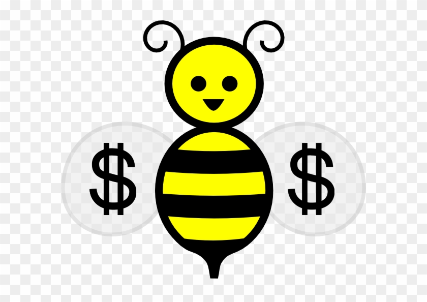 2016 03 Bees Money - Transparent Background Bee Cartoon Png Clipart #3939632