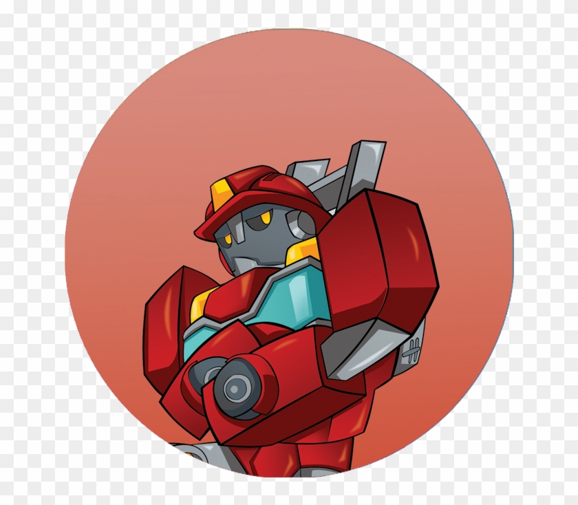 Rescue Bots Heatwave Badge - Cartoon Clipart #3939820