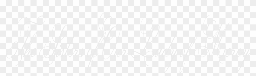 The Sisters Of Our Lady Of Mercy - Calligraphy Clipart