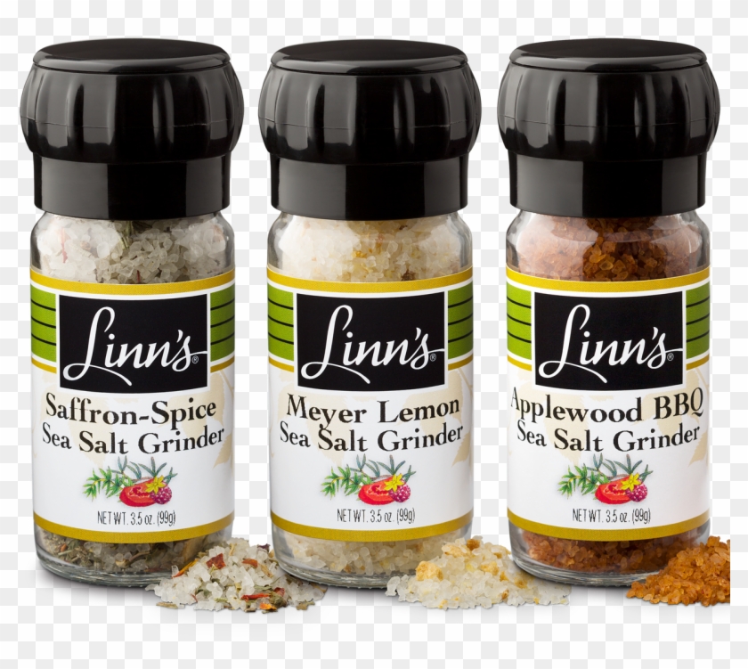 Linn's Flavored Sea Salt Grinders - Grated Parmesan Clipart
