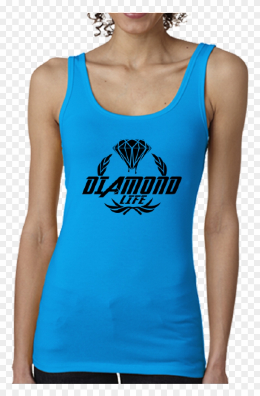 Color - Turquoise - Next Level Womens Spandex Jersey Tank Envy Clipart