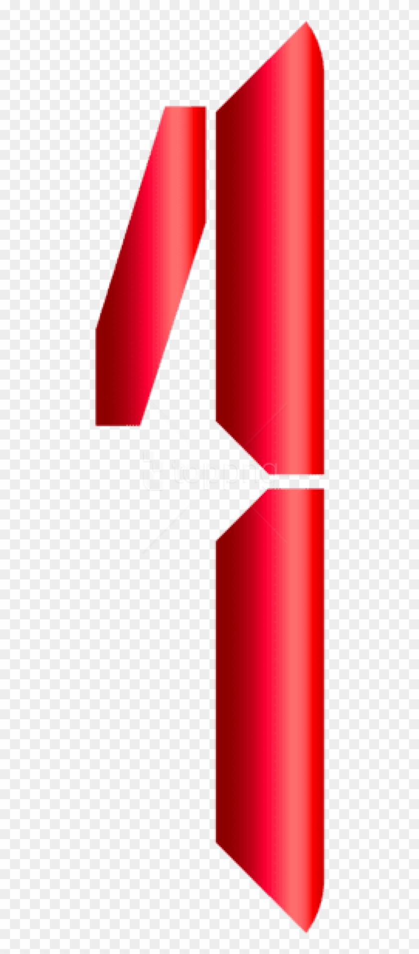 Digital Number One Png Clipart