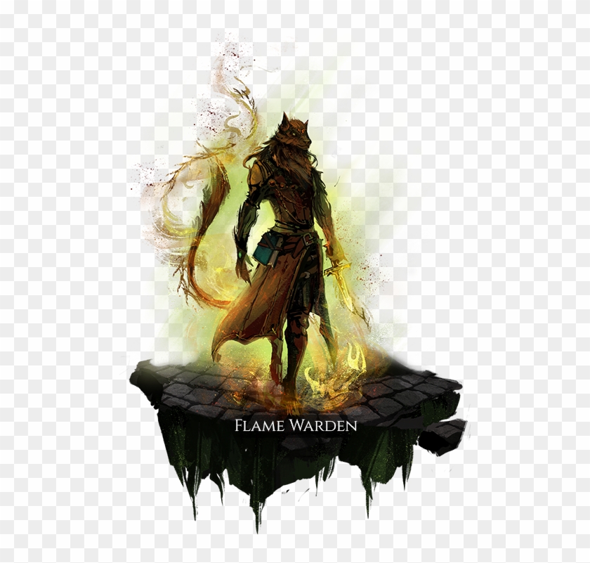 Flame Warden - Illustration Clipart #3940690