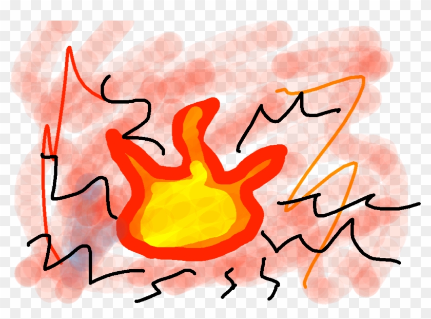 Flame - Drawing Clipart #3940725