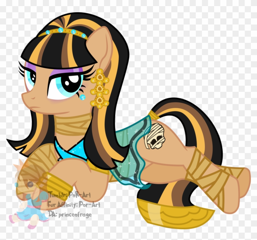 Cleo De Nile Pony - Monster High Clipart #3940731