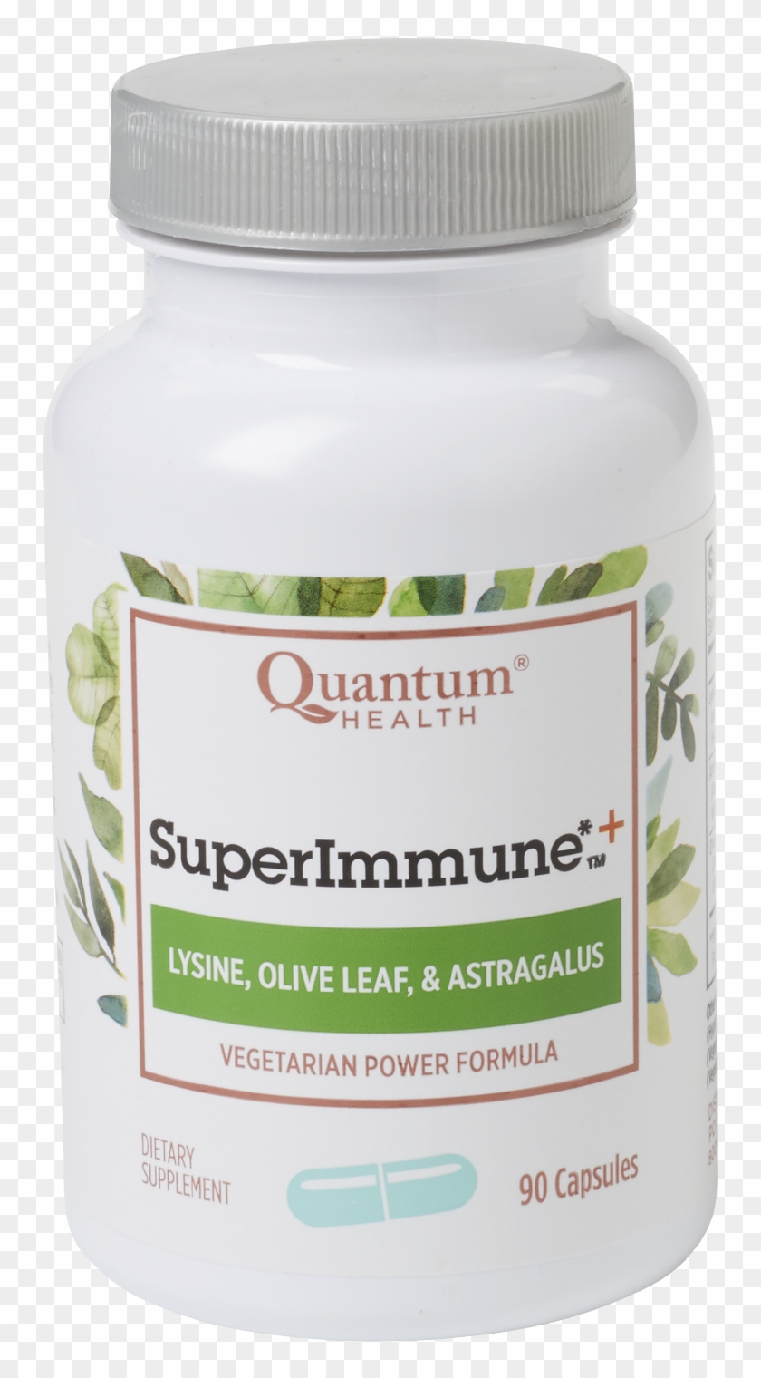 Lysine, Olive Leaf, & Astragalus Dietary Supplement - Quantum Health Clipart #3940745