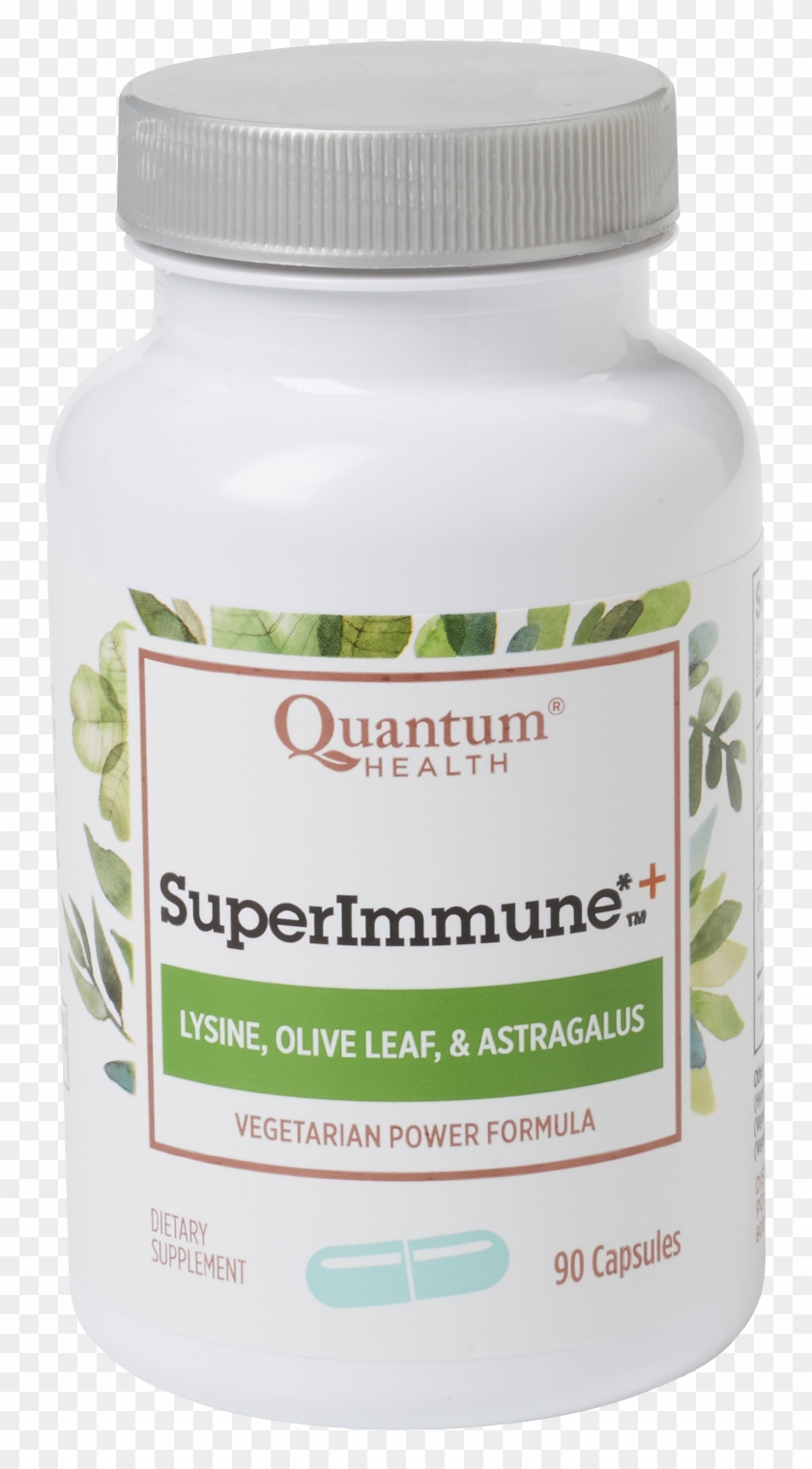 Lysine, Olive Leaf, & Astragalus Dietary Supplement - Quantum Health Clipart