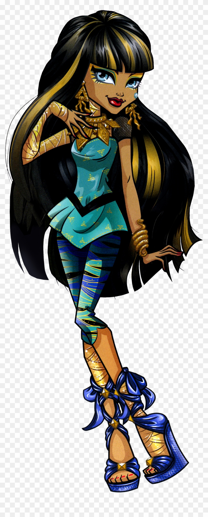 Monster High Cleo De Nile - Monster High Cleo De Nile Styles Clipart #3940838