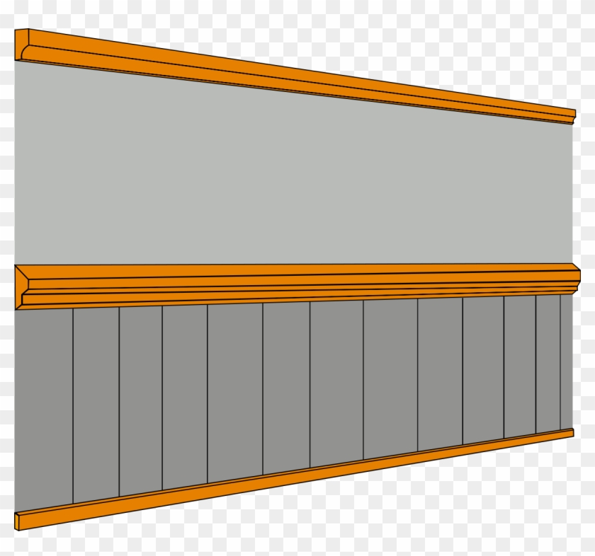 Dado Rail - Dado Architecture Clipart