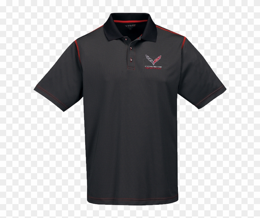 Carbon Fiber/red Moisture Wick Corvette Racing Polo - Carhartt Workwear Pocket T Shirt Black Clipart #3941415