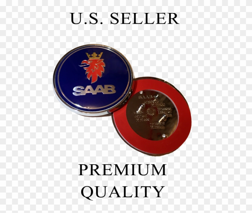 Saab 9 3 9 5 Front Hood Emblem Badge 68mm - Coin Clipart
