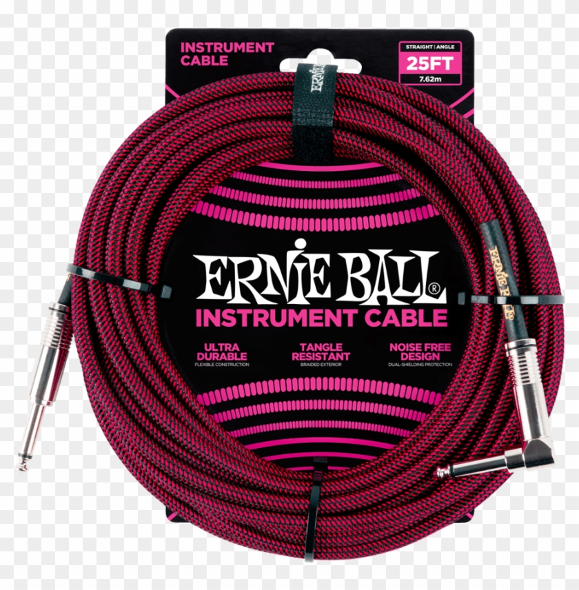 Braided Cables - Ernie Ball Cable 10ft Clipart #3941848