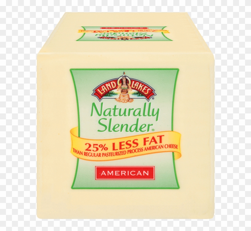 Cheese Block Naturally Slender 25 Percent Less Fat - Land O'lakes Clipart #3941849