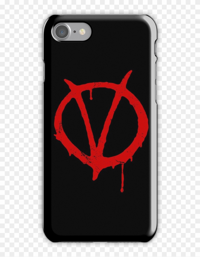 V For Vendetta Vintage Symbol Iphone 7 Snap Case - V For Vendetta Symbol Hd Clipart