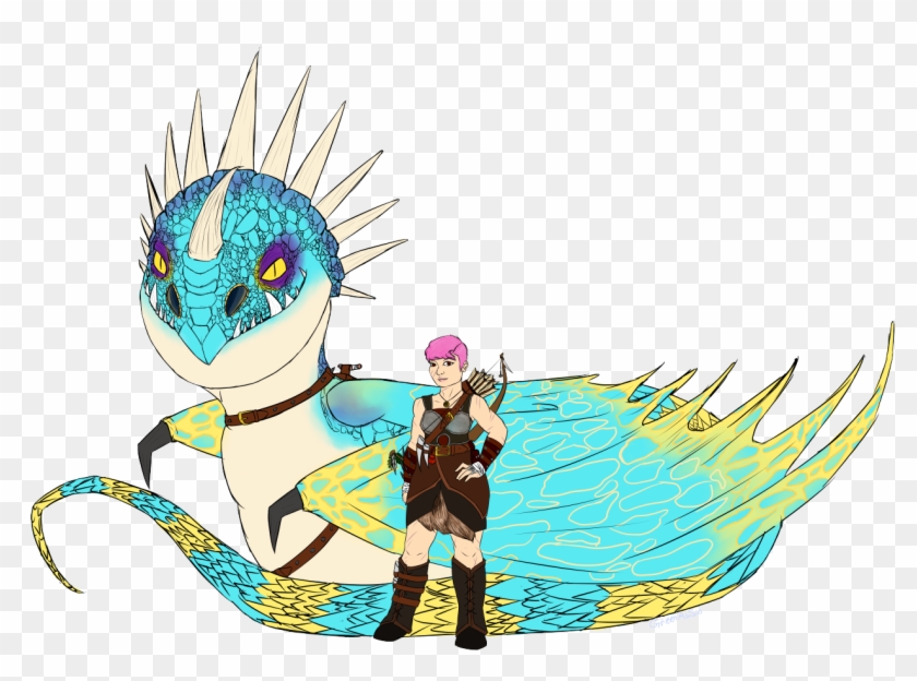 The Bruiser Babes - Feather Deadly Nadder Clipart