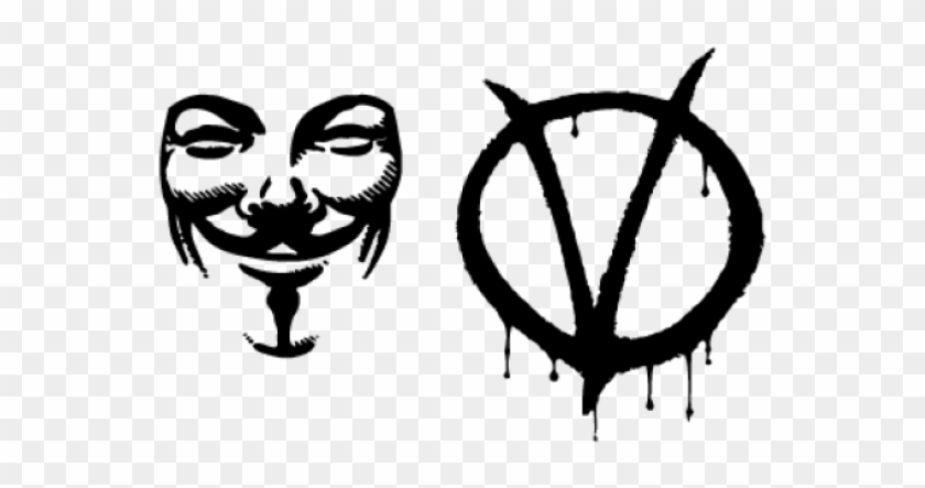V For Vendetta Clipart Vendetta Mask - V For Vendetta Icon - Png Download