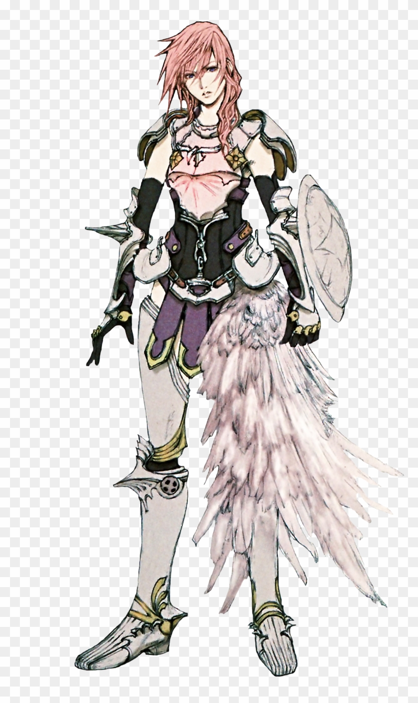 A Lightning Render From Ff Xiii-2, I Didn`t Draw It, - Tetsuya Nomura Final Fantasy Xiii Clipart