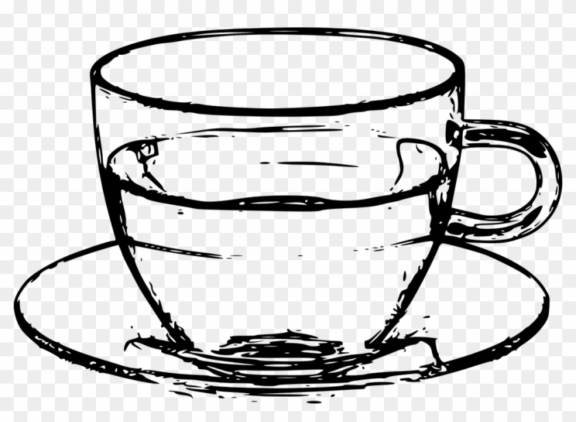 Tea Cup Drawing Png - Cup Plate Election Symbol Clipart
