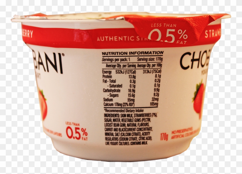 Picture Of Chobani Yogurt Strawberry 170g Picture Of - Convenience Food Clipart #3943281