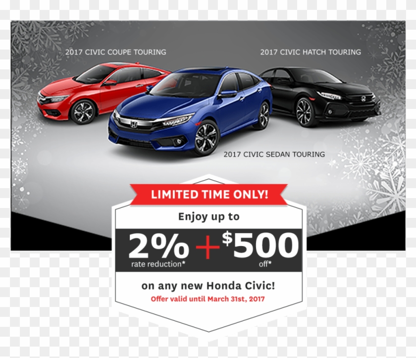 2017 Honda Civic Special Offer - Coupé Clipart #3943408