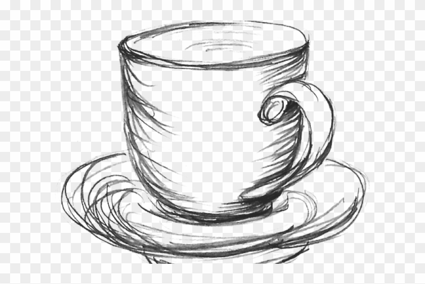 Tea Cup Drawing Png Clipart #3943485