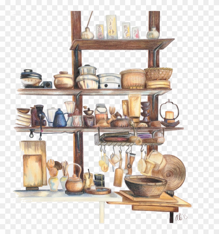 Japanesekitchen1 - Shelf Clipart