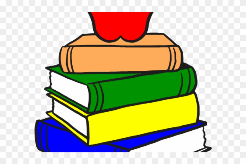 Clipart Pile Of Books - Png Download
