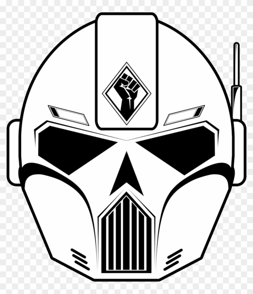 Helmet By Helghast - Emblem Clipart
