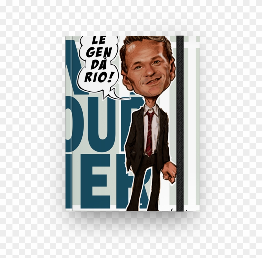 Caderno Barney Stinson De Wanderline Freitasna - Poster Clipart #3944956