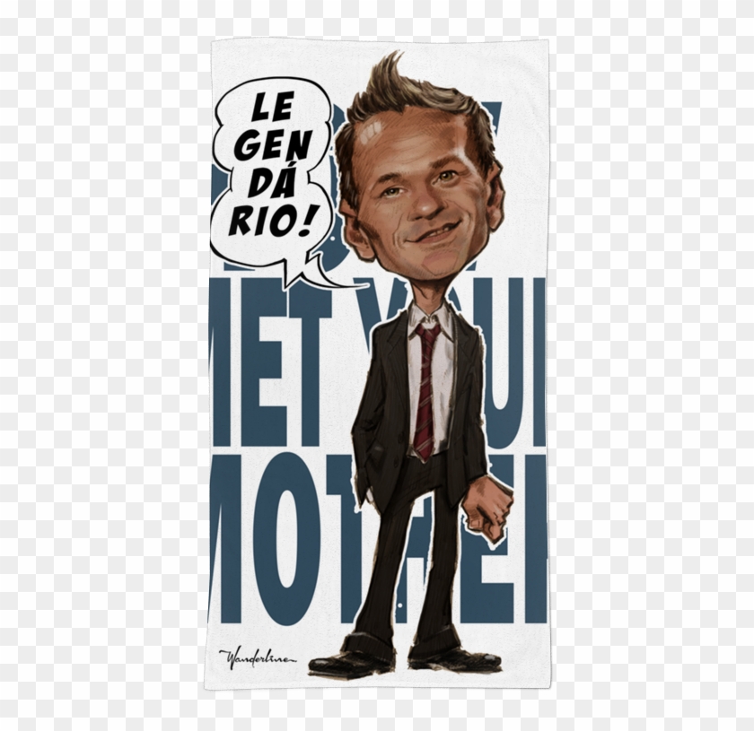 Toalha Barney Stinson De Wanderline Freitasna - Poster Clipart #3945445
