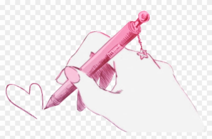 #pen #draw# #doodle #heart #write #hand #manga # - Darkness Clipart