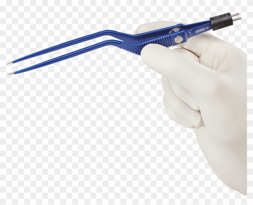 Non-stick Bipolar Forceps - Hand Clipart