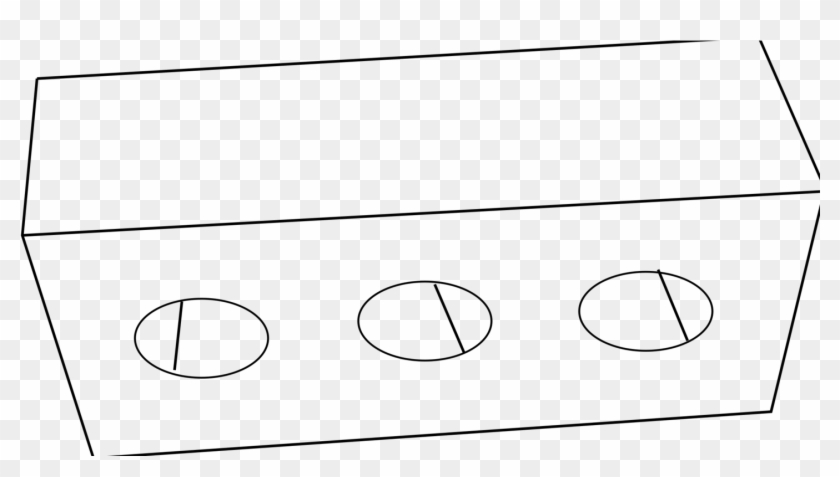 Brick Wall Line - Outline Image Of Brick Clipart