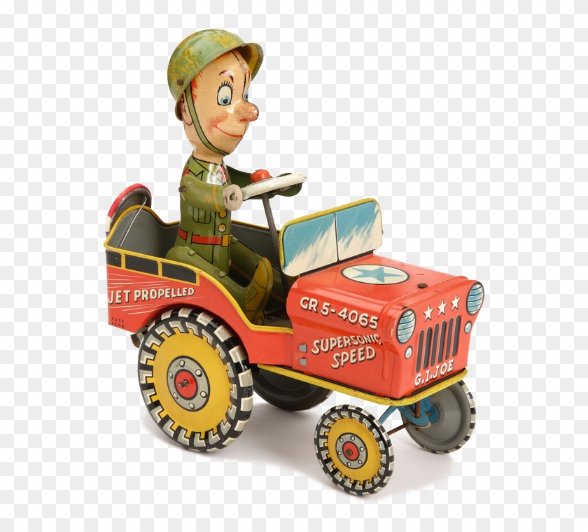Joe And His Bouncing Jeep - Model Car Clipart