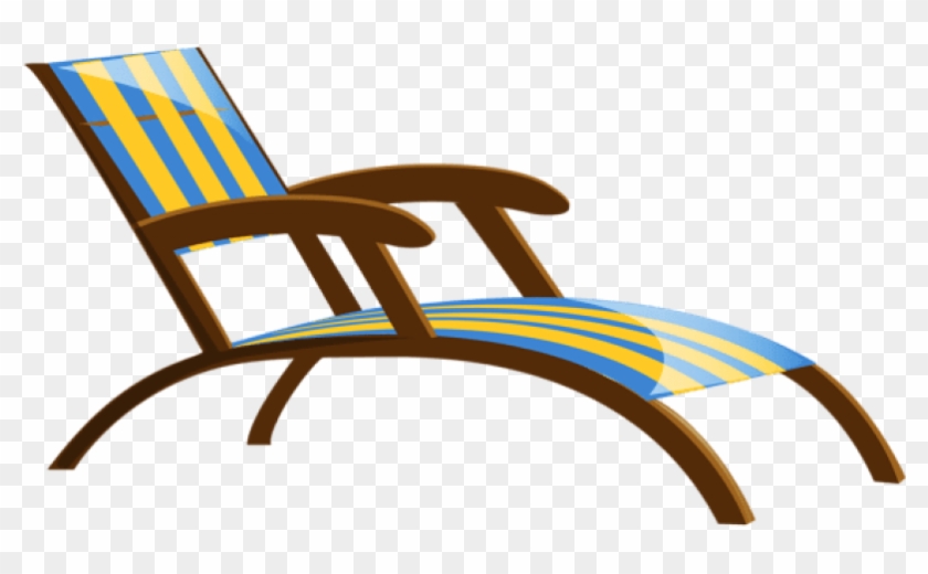 Beach Chair Transparent Background - Beach Bed Clipart Png #3947125