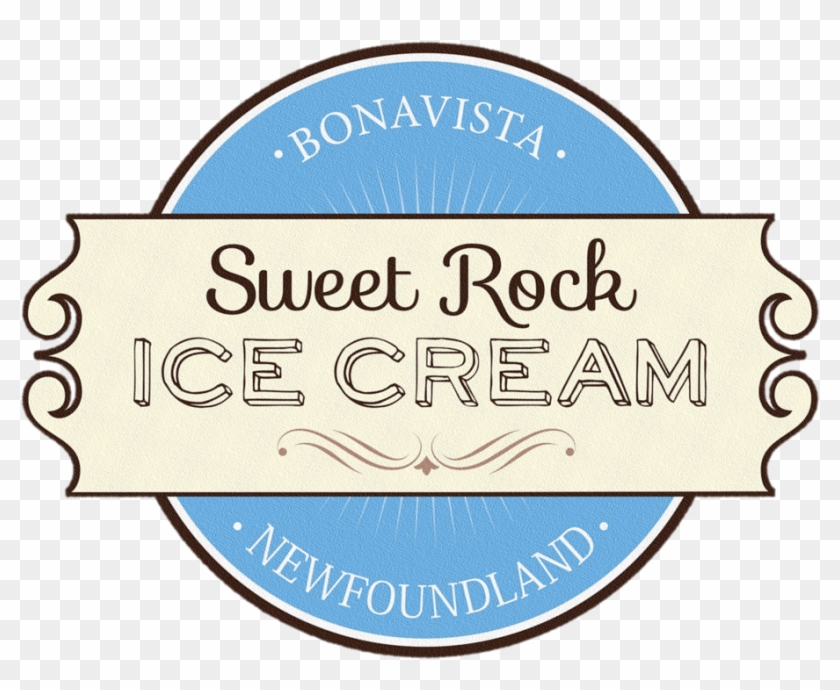 Sweet Rock Ice Cream Logo With Text "sweet Rock Ice - Corujas Clipart