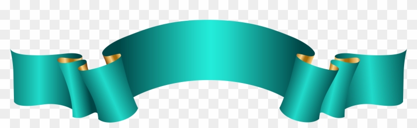 View Full Size - Cyan Banner Png Clipart