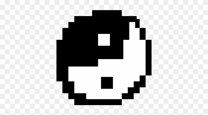 Yin And Yang - Pixel Art Yin And Yang Clipart