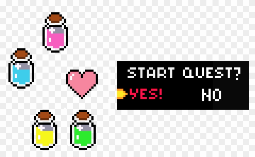 Pixel Christmas - Pixel Yes No Png Clipart