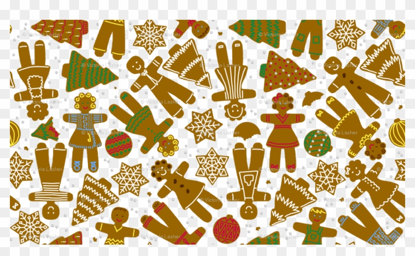 Gingerbread Cookie Decorating Party Clipart #3948520